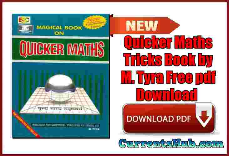 Quicker Maths Tricks Book