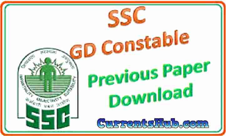 SSC GD Constable Previous Paper