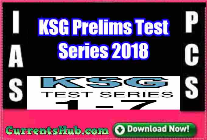 KSG Prelims Test Series