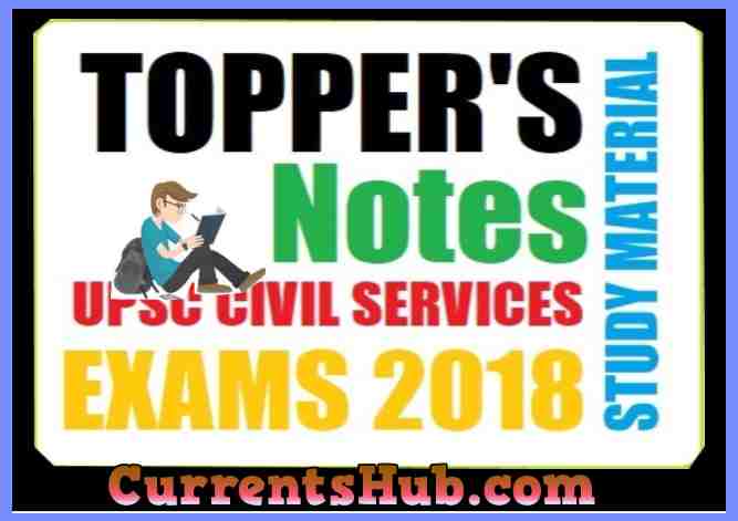 Notes For UPSC