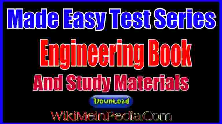 Made Easy Test Series