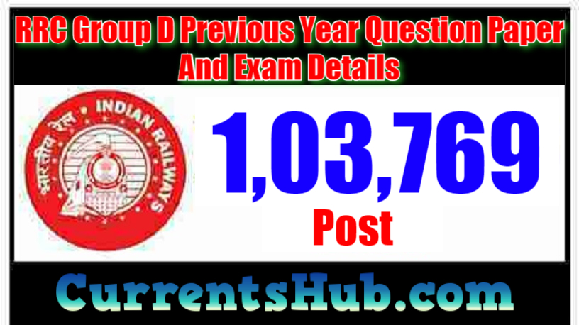 RRC Group D Previous Year Question Paper