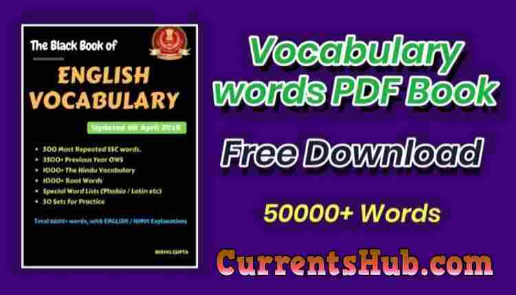 The Black Book of English Vocabulary by Nikhil Gupta