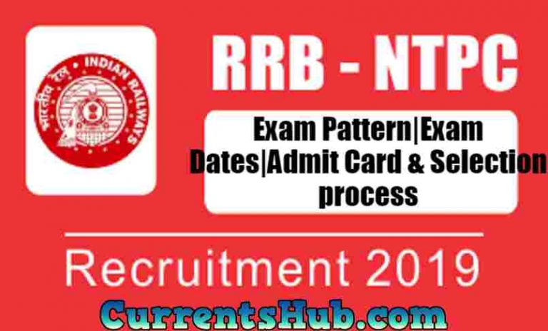 RRB NTPC Exam Pattern|Exam Dates|Admit Card & Selection Process