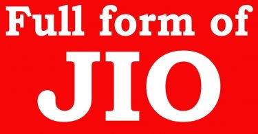JIO Full Form : What is the full Name & meaning of Reliance JIO