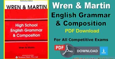 Wren And Martin English Grammar PDF Free Download