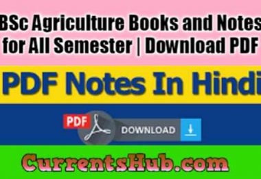 Bsc Agriculture 1st Semester Notes In HINDI Free Download