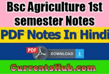 BSc Agriculture Books And Notes For All Semester | Download PDF