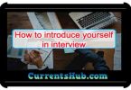 How to introduce yourself in interview