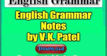 English Grammar By VK Sir PDF Download PDF Download