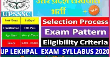 UP Lekhpal Salary, How to become Lekhpal in hindi