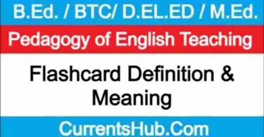 Flashcard Definition & Meaning