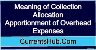 Meaning of Collection Allocation