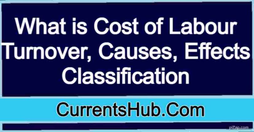 What Is Cost Of Labour Turnover, Causes, Effects Classification