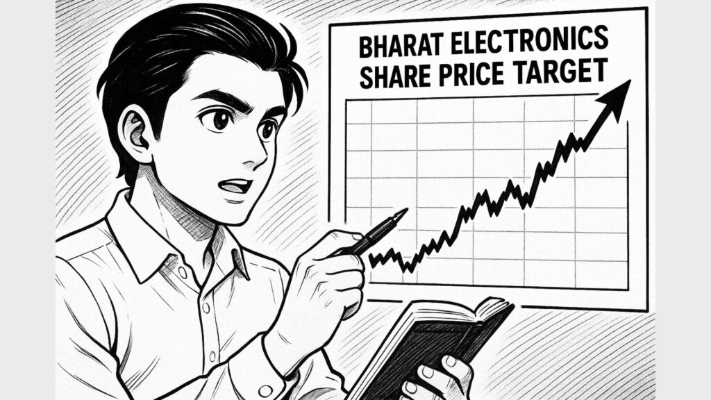 bharat electronics share price target
