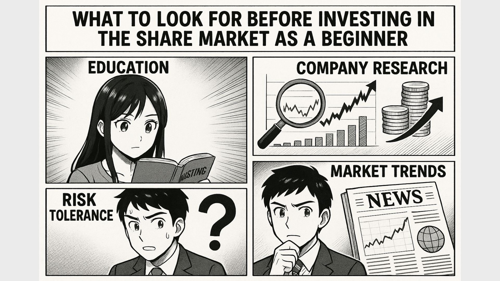 What to Look for Before Investing in the Share Market as a Beginner.
